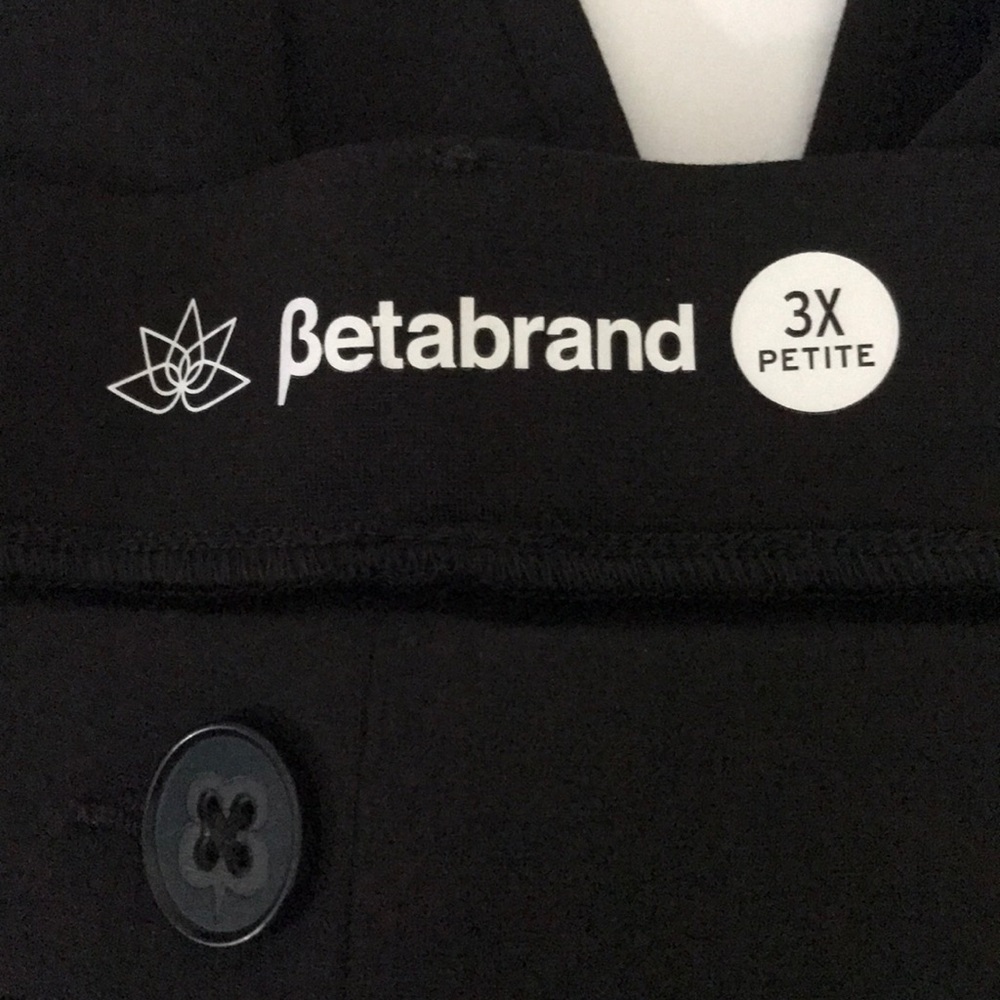 Beta Brand Straight-Leg Classic Dress Yoga Pant